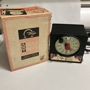 Vintage‎ Simmon Omega Audible Repeating Timer Dark Room Model M-59 J-2907